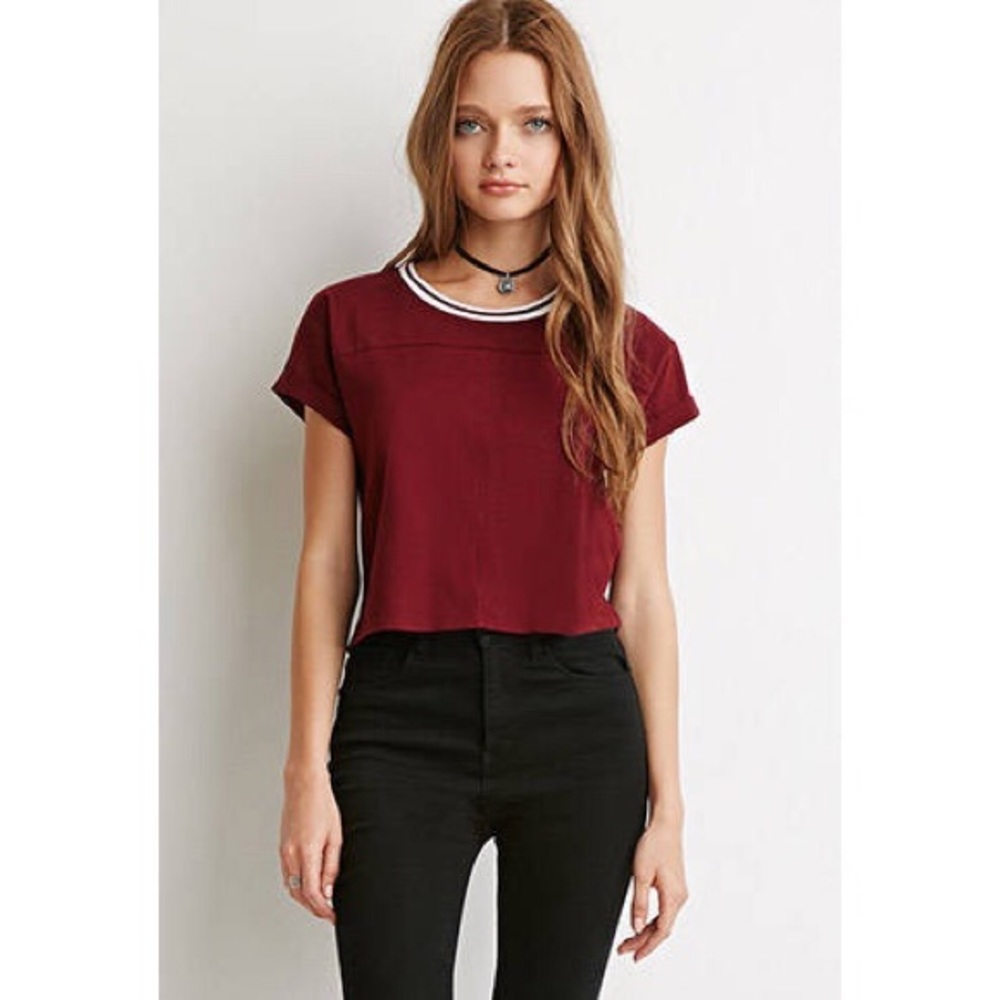 Stripped Crew Neck Tee